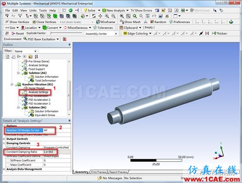 某轉軸隨機振動分析【轉發】ansys結構分析圖片10