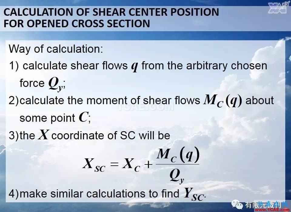航空結構分析(結構力學)系列---10(關于剪切中心 )ansys workbanch圖片4