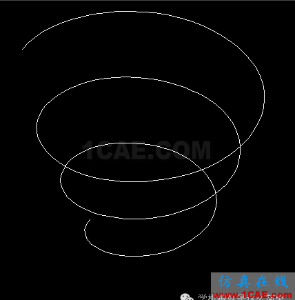 1.png AutoCAD如何畫螺旋線?AutoCAD仿真分析圖片4