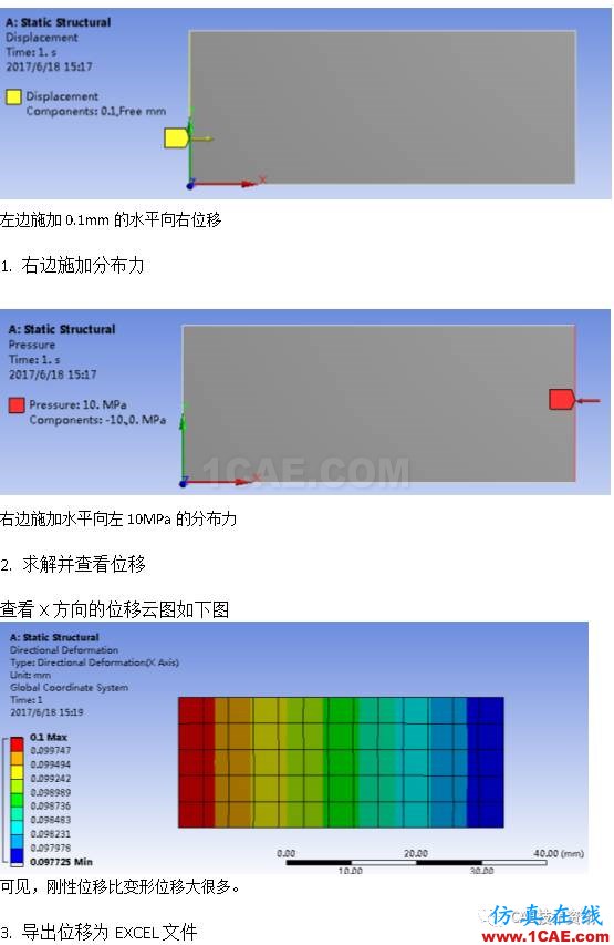如何在ANSYS WORKBENCH中區分剛性位移與變形位移?ansys分析案例圖片3