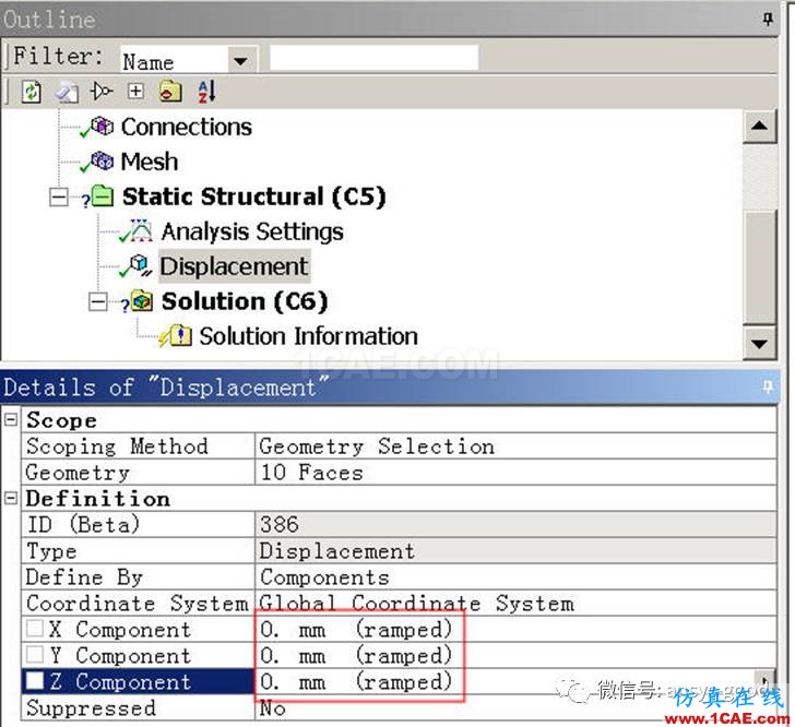 workbench中以云圖形式顯示網格質量，扭矩荷載的施加 ansys培訓課程圖片4