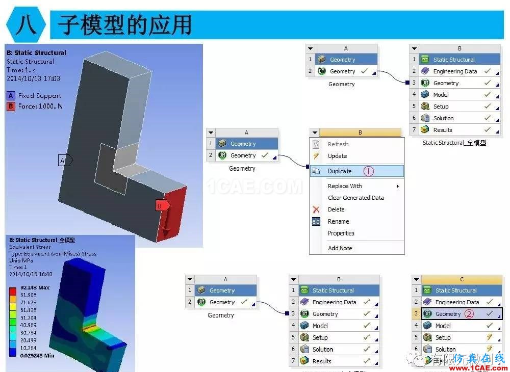 【有限元培訓四】ANSYS-Workbench結構靜力分析&模態分析ansys培訓課程圖片63