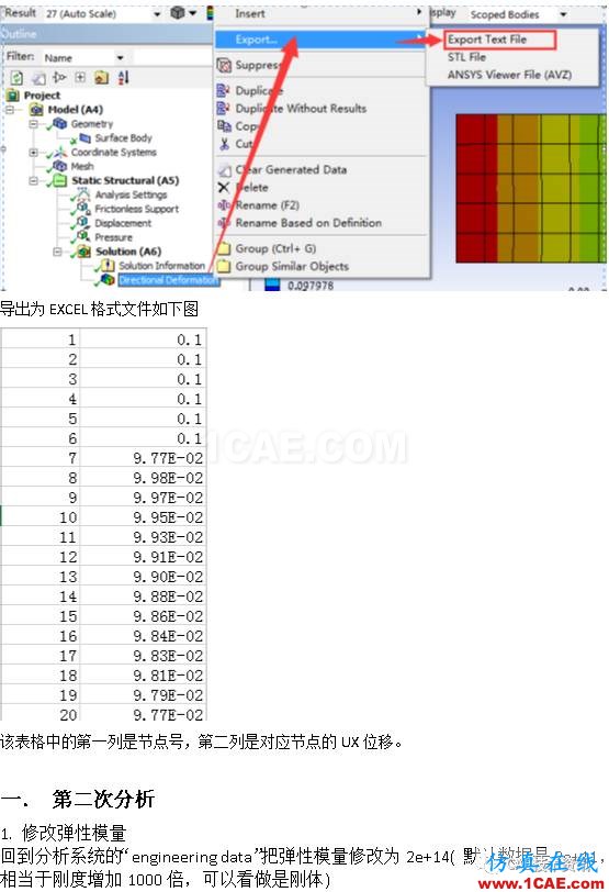 如何在ANSYS WORKBENCH中區分剛性位移與變形位移?ansys分析案例圖片4