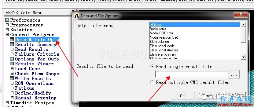 Workbench和ANSYS Classical如何共享數據文件【轉發】ansys培訓課程圖片14