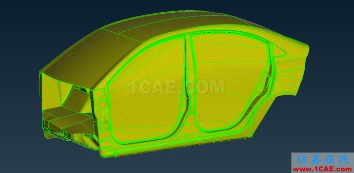 車內流場和溫度場分析模型前處理 車內流場和溫度場分析模型前處理