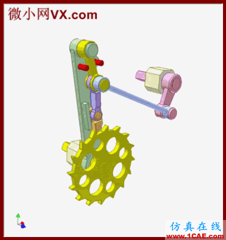 搞明白機械原理之棘輪機構AutoCAD仿真分析圖片69
