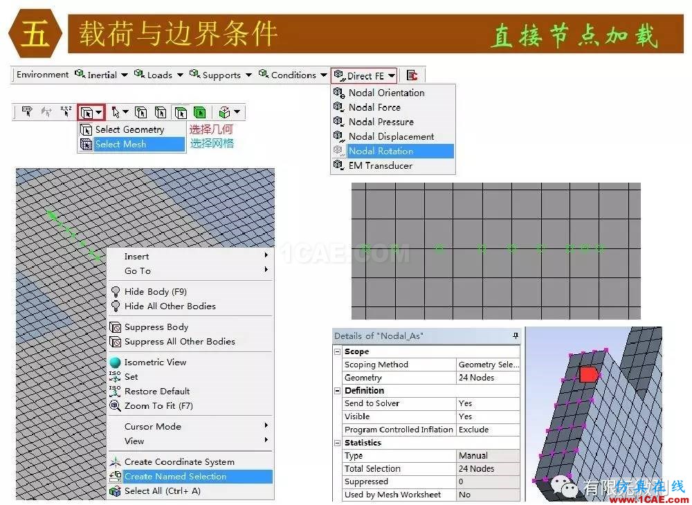 【有限元培訓四】ANSYS-Workbench結構靜力分析&模態分析ansys workbanch圖片49