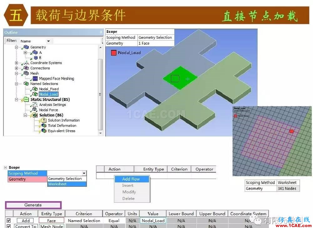 【有限元培訓四】ANSYS-Workbench結構靜力分析&模態分析ansys培訓的效果圖片50