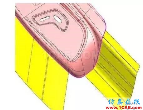 汽車模復雜曲面分型面是如何創建的？技巧都在這！autoform汽車仿真圖片4