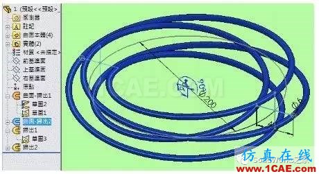 莫比烏斯轉環_組件動畫solidworks simulation學習資料圖片4