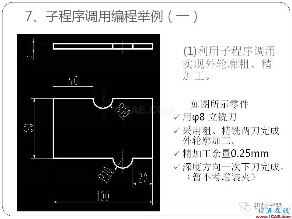【收藏】數控銑床的程序編程PPT機械設計案例圖片67