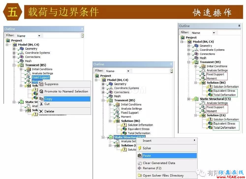 【有限元培訓四】ANSYS-Workbench結構靜力分析&模態分析ansys培訓的效果圖片52